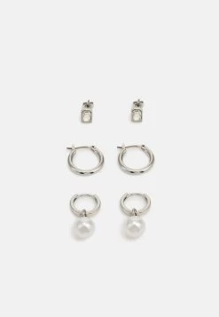 Zign UNISEX 3 PACK - Ohrringe - Silver-coloured