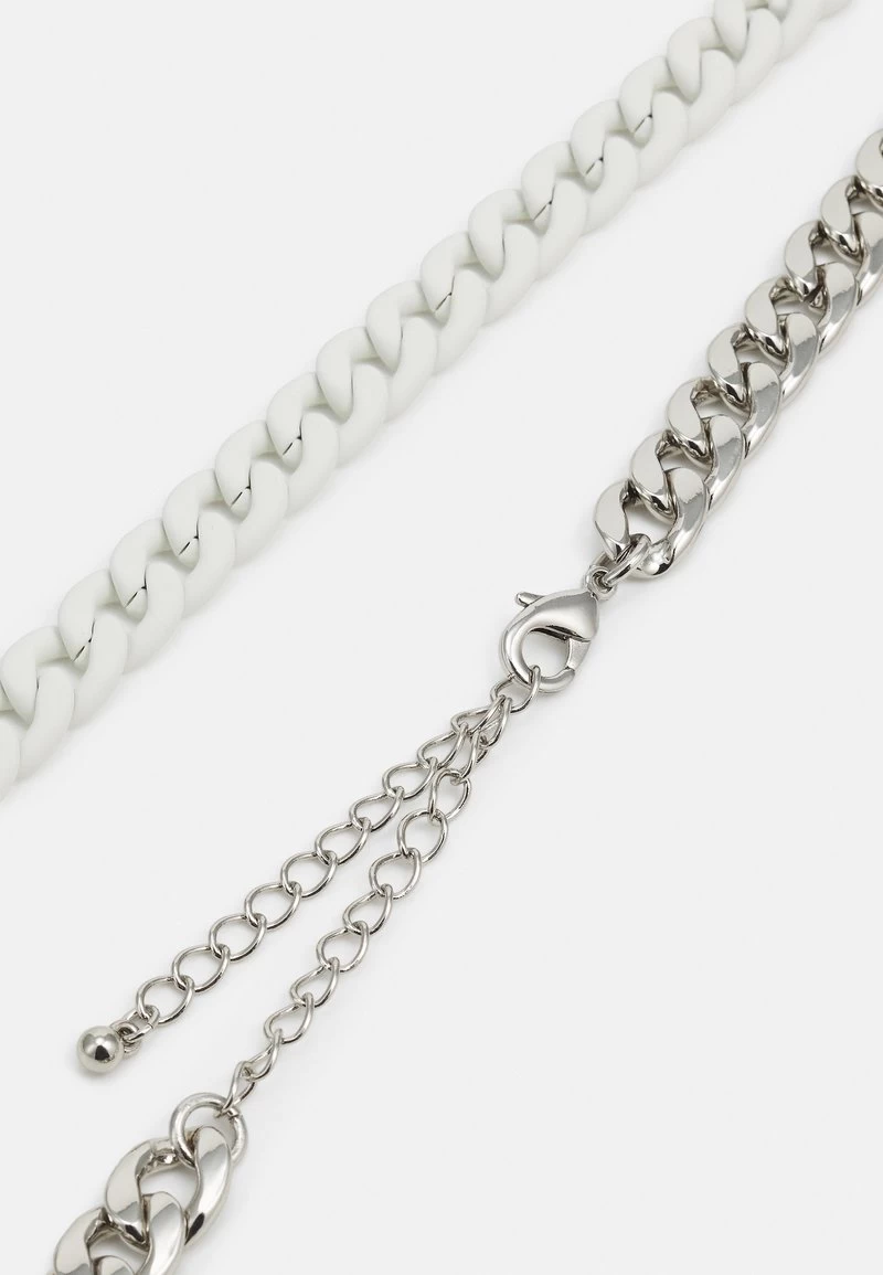 Zign UNISEX - Halskette - Silver-coloured/white 4 Zign UNISEX - Halskette - Silver-coloured/white – Bild 2