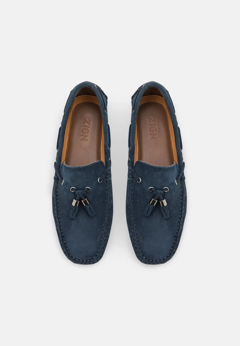 Zign LEATHER - Mokassin - Blue 6 Zign LEATHER - Mokassin - Blue – Bild 4