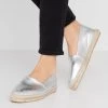 Zign LEATHER - Espadrille - Silver -Zign 4d3259f015b44da4aa20ffeffdc4a90f