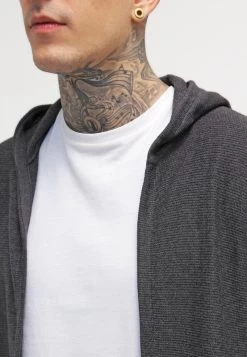 Zign Strickjacke - Mottled Dark Grey -Zign 4ebbbcaa89784f2c9db88e63e35586a6