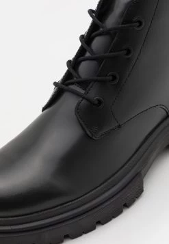 Zign LEATHER UNISEX - Schnürstiefelette - Black -Zign 5011ccabd2b84e1e8a5438c0351d8b50