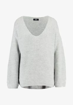 Zign Strickpullover - Light Grey Melange -Zign 574b775c23724b7499ed0b1c365ff862