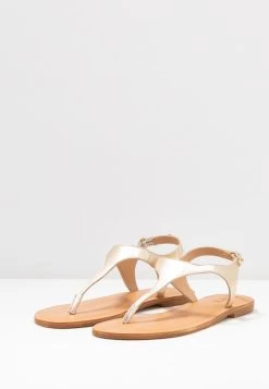 Zign LEATHER - Zehentrenner - Gold -Zign 624373ad68194bf8b79528d6fed6a404