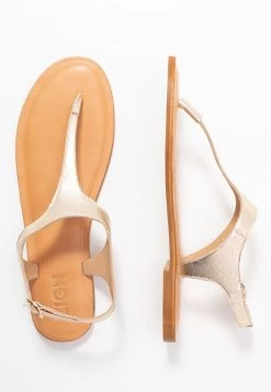 Zign LEATHER - Zehentrenner - Gold -Zign 761bfe1cacaa43208ea2feda0e637401