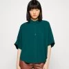 Zign OVERSIZED SHORT SLEEVE - Hemdbluse - Green