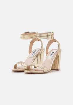 Zign LEATHER - High Heel Sandalette - Gold 10 Zign LEATHER - High Heel Sandalette - Gold -Zign a0a18efceb2946928b24617c2321a9ec
