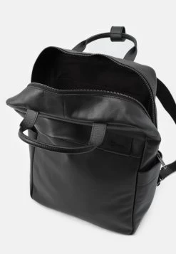 Zign LEATHER UNISEX - Tagesrucksack - Black -Zign ad30f5e2f79f4f5e8fa8ea0f9b189de6