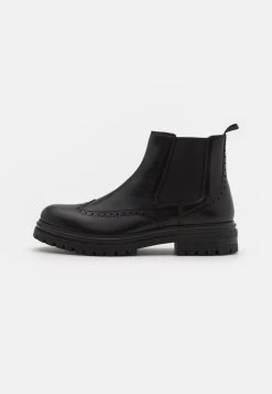 Zign LEATHER - Stiefelette - Black