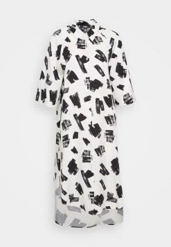 Zign Blusenkleid - White/black -Zign ba3037256d1643a78cbdbca2784229e5