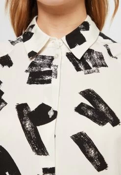 Zign Blusenkleid - White/black -Zign bb55887a37f24af0ab46c0f77414e58a