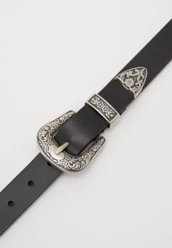 Zign Unisex Leather Belt - Gürtel - Black -Zign bca6dc4744064790ab7a685e43c6e590