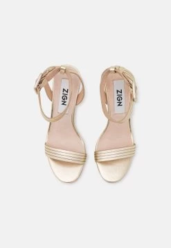 Zign LEATHER - High Heel Sandalette - Gold 13 Zign LEATHER - High Heel Sandalette - Gold -Zign c6934accb39c4881a09f3832507b3b54