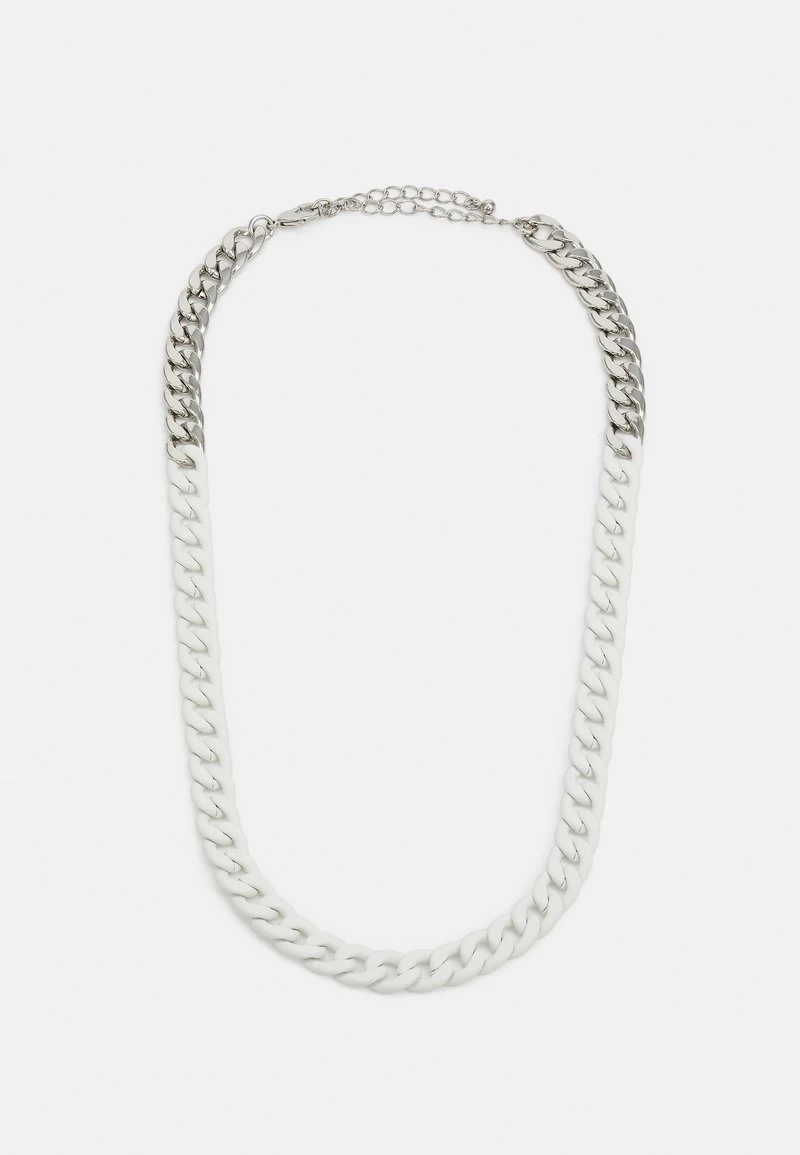 Zign UNISEX - Halskette - Silver-coloured/white 3 Zign UNISEX - Halskette - Silver-coloured/white