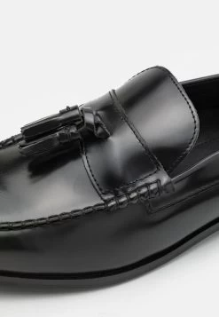 Zign LEATHER UNISEX - Business-Slipper - Black -Zign ce91ba13848f401dbdc66fed57658bb8