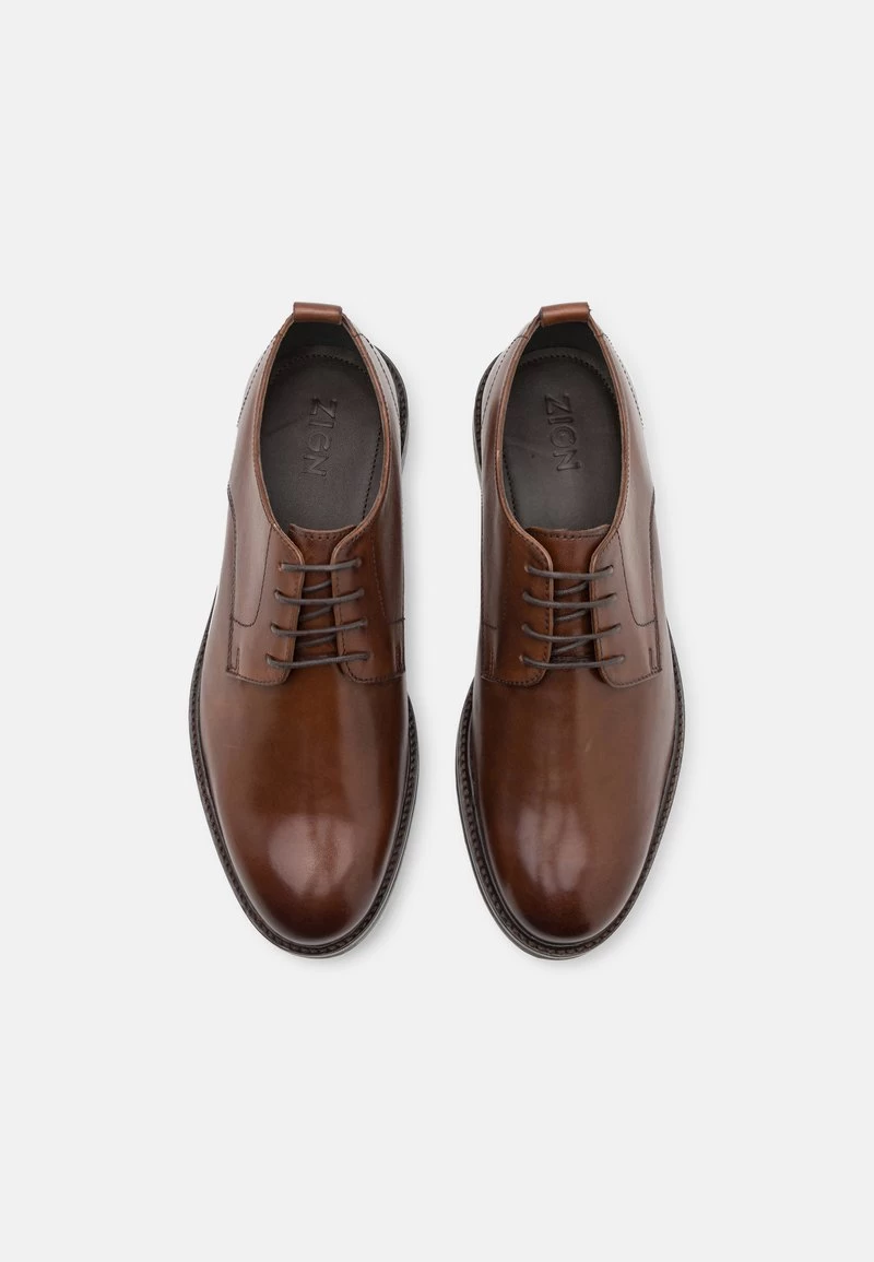 Zign LEATHER UNISEX - Schnürer - Brown 6 Zign LEATHER UNISEX - Schnürer - Brown – Bild 4