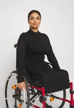 Zign ADAPTIVE PERKIN AUSSCHNITT BASIC MINI STRICKKLEID - Strickkleid - Black 11 Zign ADAPTIVE PERKIN AUSSCHNITT BASIC MINI STRICKKLEID - Strickkleid - Black -Zign e8d64bb9ebae41e7bedcba233c1df026