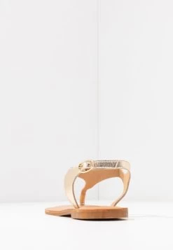 Zign LEATHER - Zehentrenner - Gold -Zign edbc7f7b22ba499fb8bbfe136c88951c