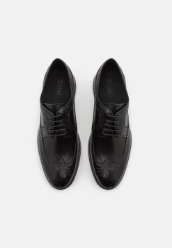 Zign LEATHER - Schnürer - Black -Zign ef99b10e14a34a31bed970ada40b39d9