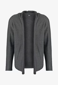 Zign Strickjacke - Mottled Dark Grey -Zign f06e5f7fbc774a2ea11823db3b749ac0