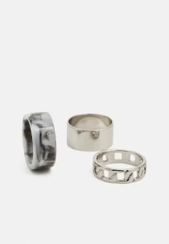Zign 3 PACK - Ring - Silver-coloured -Zign fb6bc40c6d5b40d59d68dfaab843f769