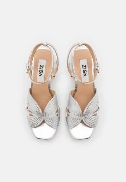 Zign LEATHER - Riemensandalette - Silver -Zign feabf9b381b04011bbed80e49ca7a91a